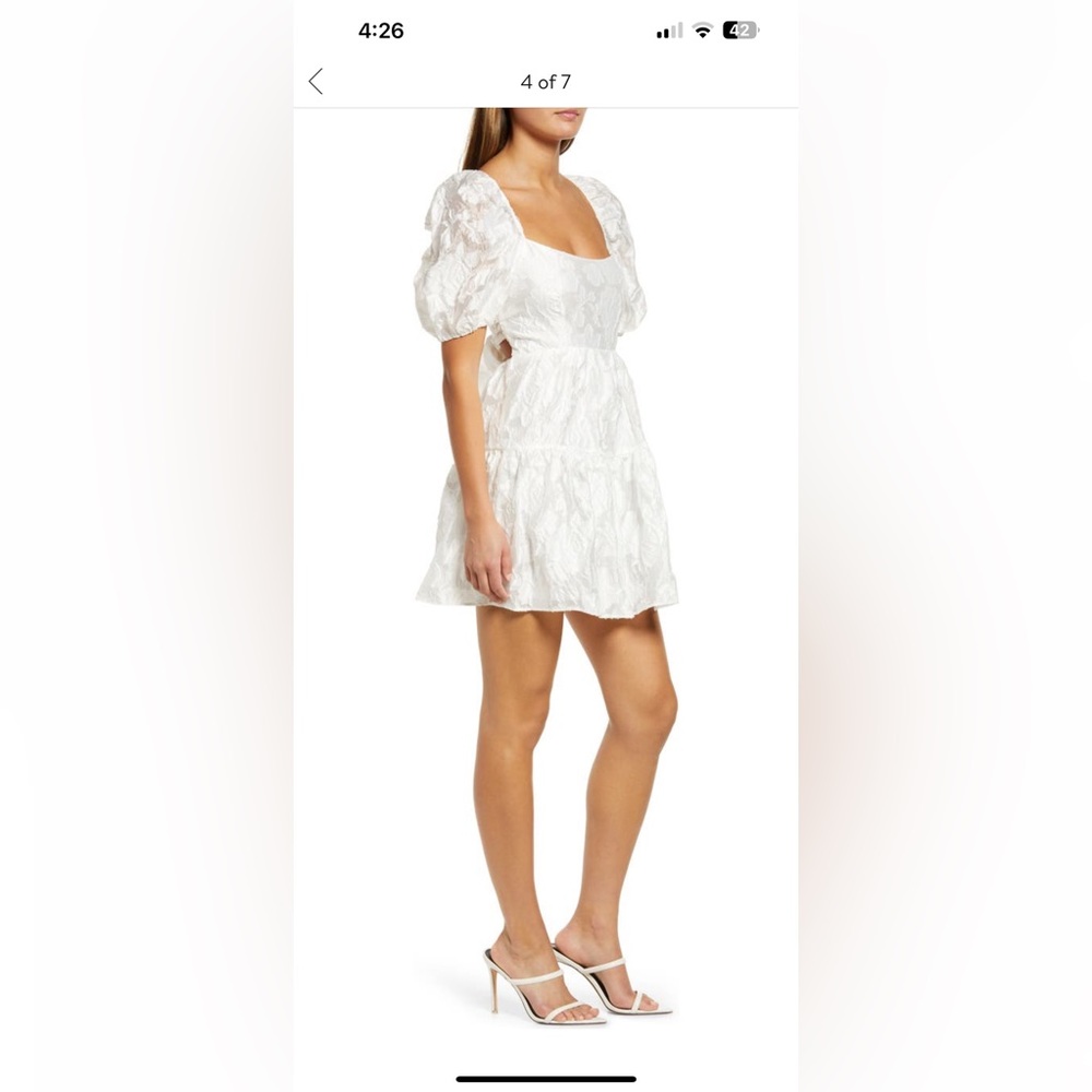Bardot Frankie tiered mini dress from Nordstrom. Brand new. Beautiful fabric